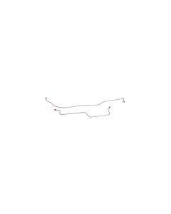 Thunderbird Rear Axle Brake Lines, Drum, 1964-1966