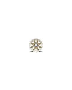 Legendary HB44 Alloy Wheel, 4 Lug, Gold Lug L / Machined X 4.5"