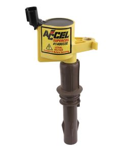 2008-2012 Econoline Ignition Coil - ACCEL Super Coil Series - Yellow Cap - Ford Modular 3-Valve Engine