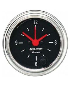 Clock,Chrome,AutoMeter