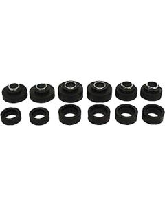 Bushing Set,Body Mount Coupe/T-Top,With Steel Sleeves,73-81
