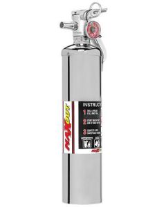 Fire Extinguisher, H3R MaxOut, Chrome, 2.5 Lb.