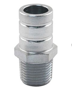 Heater Hose Straight Connector - With 3/8" Tapered Thread and 5/8" Hose Nipple