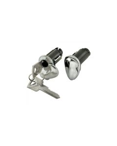 Door Lock Cylinder and Key Set - Right and Left