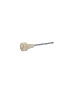 Headlight Switch Knob And Shaft - White With Gold Insert