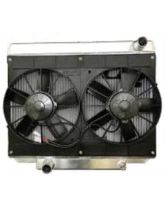 1967-1970 Radiator Modules,5.0 Coyote,Dual 11 In. Spal Fan