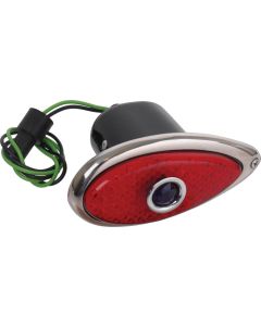 Tail Light Lens,LED With Blue Dot,Original,38-39