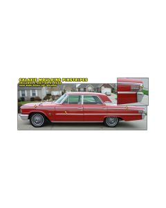 Ford Galaxie Side Body Molding Pinstripe Kit, 1963