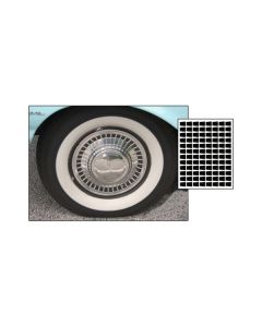 Ford Galaxie Wheel Cover Decal Kit, 1961