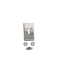Convertible Power Top Switch Bezel - Bright Metal