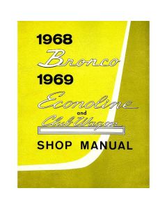 Ford Shop Manual, 1968-1969