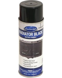 Eastwood Satin Black Radiator Spray Paint, 12 oz. Aerosol