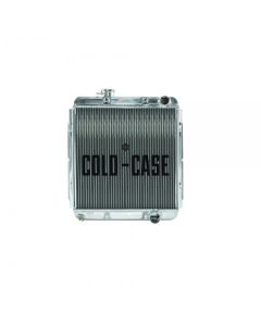 Ford Falcon Cold Case Performance Aluminum Radiator, Big 2 Row, Manual Transmission (200, 260, 289), 1960-1970