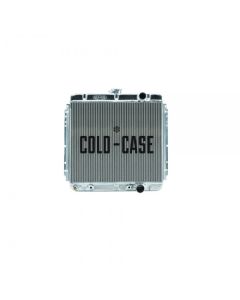 Ford Galaxie Cold Case Aluminum Radiator, Big 2 Row, Automatic Transmission, 1964-1968