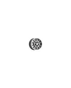 Black With Gloss Clear Coat 66 10 Spoke Alloy-Black