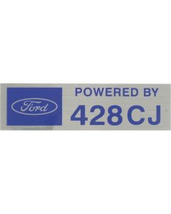 Powered By 428CJ Valve Cover Decal