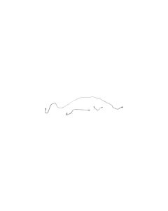 Ford 1966 Galaxie Front Brake Lines, With Power Drum Brakes(3 Lines)