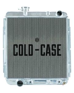 1963-1965 Falcon & Ranchero, 1960-1965 Comet Cold Case Performance Aluminum Radiator, Big 2 Row, Late Model 5.0 Swap With Automatic Transmission