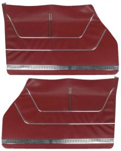 1964 Ford Galaxie 500 Fastback, 2 Door Hardtop, Or Convertible Door Panels, Pair, Vinyl