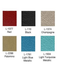 1963 Mercury Comet Custom 2 Door Hardtop Front And Rear Bench Seat Upholstery, Vinyl