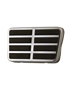 1962-1964 Galaxie 500XL Brake Pedal Pad And Stainless Steel Trim - Used With Power Drum Brakes, Automatic Transmission and Fixed Steering Column