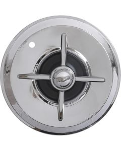 Wheel Cover Set, 'Lancer' Style, Chrome, For 15'' Steel Wheels