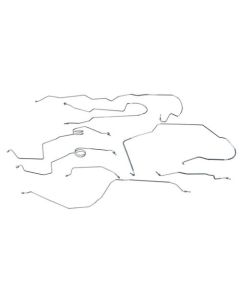 1972 Ford F-250 2 Wheel Drive Pre-Bent Brake Line Set, Original Or Stainless Steel