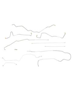 1994-95 Ford F-350 Crew Cab Longbed 2 Wheel Drive Dually Power Disc Brake Line Set, Original Or Stainless Steel