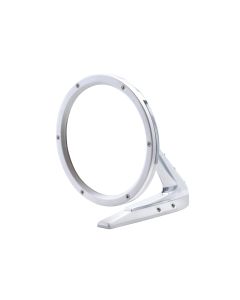 Universal Round Ford Billet Side Mirror Matte/Polished W/Fasteners




