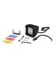 High Output Cube Lights - Beam Pattern 90° Flood Light w/ Pigtail Harness & Mounting Hardware