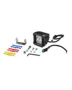 High Output Cube Lights - Beam Pattern 8° Spot Light w/ Pigtail Harness & Mounting Hardware Single Light