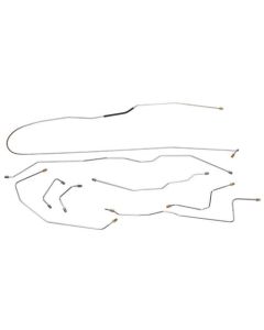 1966-67 Ford Bronco Brake Line Set, Original Or Stainless Steel