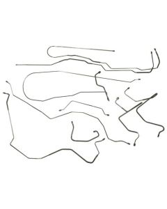 1980-86 Ford F-250 & F-350 2 Wheel Drive Standard Cab Power Disc Brake Line Set, Original Or Stainless Steel
