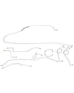 Bronco S/S Brake Line Set,68-71.5