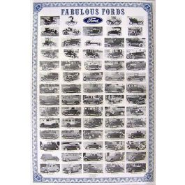 Eckler's Fabulous Fords Poster/25 X 37 | Ford | Model A | T