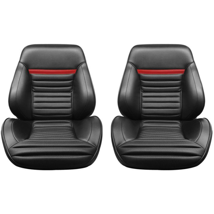 1969 Mustang Distinctive Industries Mach 1 Touring II Front Bucket Seats Pair