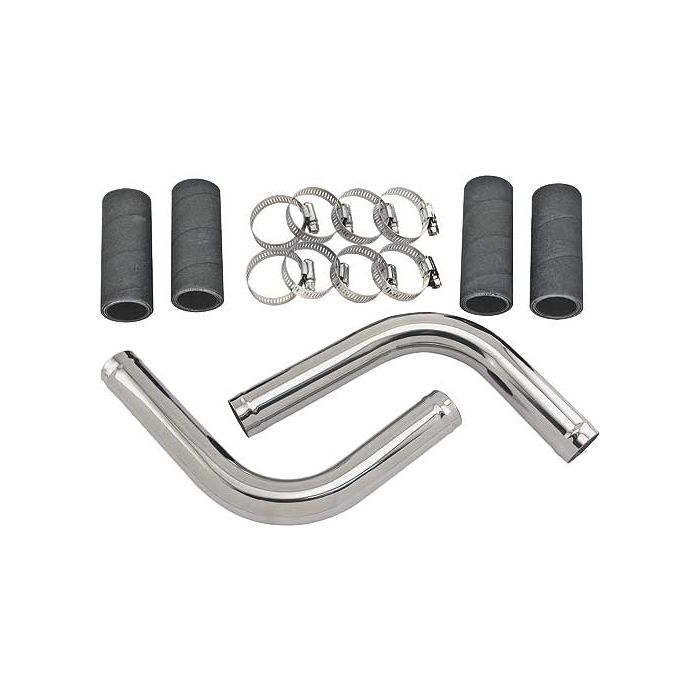 Radiator Hose Dress Up Kit Stainless Steel Ford & Mercury Flathead V8