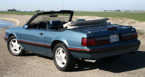 1987-Mustang-LX-rear-view-